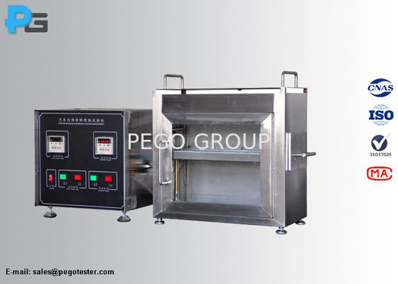 Máy thử nghiệm độ cháy ngang ô tô FMVSS302 SUS304 2 Máy thử nghiệm độ cháy ngang ô tô FMVSS302 SUS304