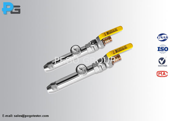 Vòi phun nước thử nghiệm chuẩn IP 0.25Mpa SUS304 có đồng hồ áp suất 2 Vòi phun nước thử nghiệm chuẩn IP 0.25Mpa SUS304 có đồng hồ áp suất
