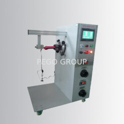 Máy kiểm tra độ uốn dây nguồn dẫn động motor 0-9999 Rev có khớp xoay 4 pl20065210 motor driven supply cord flexing test apparatus 0 9999 rev with swivel connection