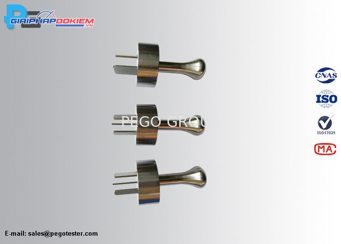 Phích cắm thử nghiệm 3 chân kiểm tra cắm bất thường ổ cắm AS/NZS 3112 Annex D 3 Phích cắm thử nghiệm 3 chân kiểm tra cắm bất thường ổ cắm AS/NZS 3112 Annex D - Ảnh 2
