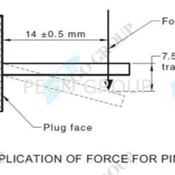 Thiết bị kiểm tra độ uốn chân phích cắm AS/NZS chất liệu thép bền 5 pl206031842 durable steel material pin bending test apparatus for testing as nzs plugs