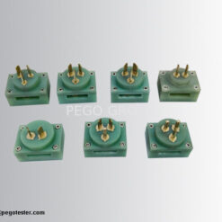 Phích cắm thử nghiệm chân đồng kiểm tra độ tăng nhiệt ổ cắm AS/NZS 5 pl206032618 test plug with brass pins for temperature rising test of as nzs socket outlets
