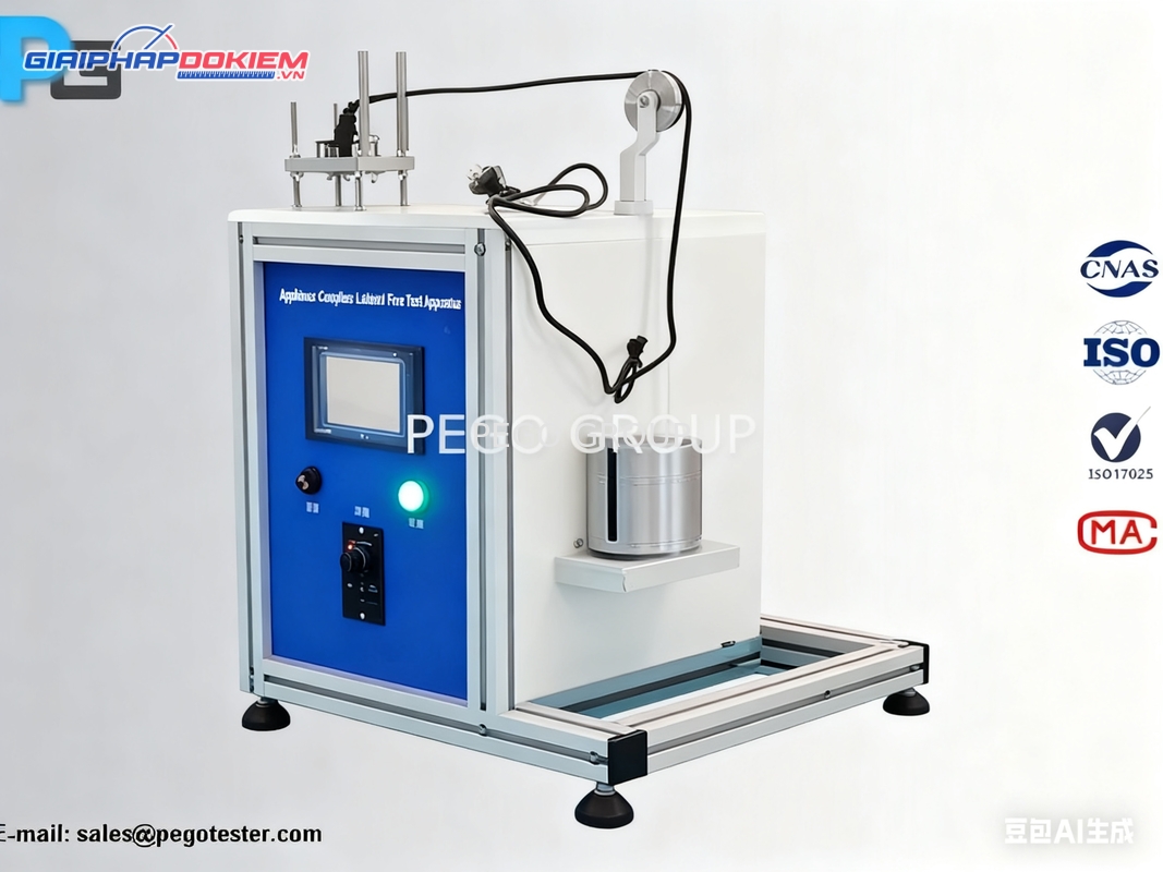 Thiết bị thử nghiệm lực kéo ngang IEC60320-1 điều khiển PLC màn hình 5 inch 6N/35N/50N 4 Thiết bị thử nghiệm lực kéo ngang IEC60320-1 điều khiển PLC màn hình 5 inch 6N/35N/50N - Ảnh 2