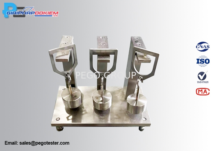 Thiết bị thử nghiệm ép lõm nhiệt độ cao 3 vị trí thử, lưỡi dao 0.7mm chuẩn IEC60811-508 4 Thiết bị thử nghiệm ép lõm nhiệt độ cao 3 vị trí thử, lưỡi dao 0.7mm chuẩn IEC60811-508 - Ảnh 2