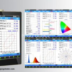 Máy phân tích ánh sáng cây trồng LED 350-800nm màn hình cảm ứng LCD 10 pl22567043 plant light analyzer led testing equipment 350 800nm with lcd touch screen