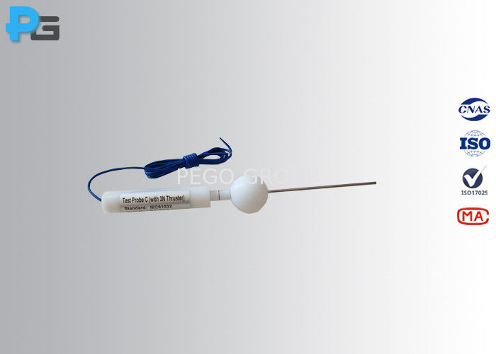 Que thử nghiệm cấp bảo vệ IP IEC60529 Test Probe C / D 6 Que thử nghiệm cấp bảo vệ IP IEC60529 Test Probe C / D - Ảnh 4