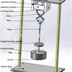 Thiết bị kiểm tra lực rút cơ học SUS304 tiêu chuẩn IEC60884-1 6 pl31614882 mechanical sus304 withdrawal force testing equipment iec60884 1