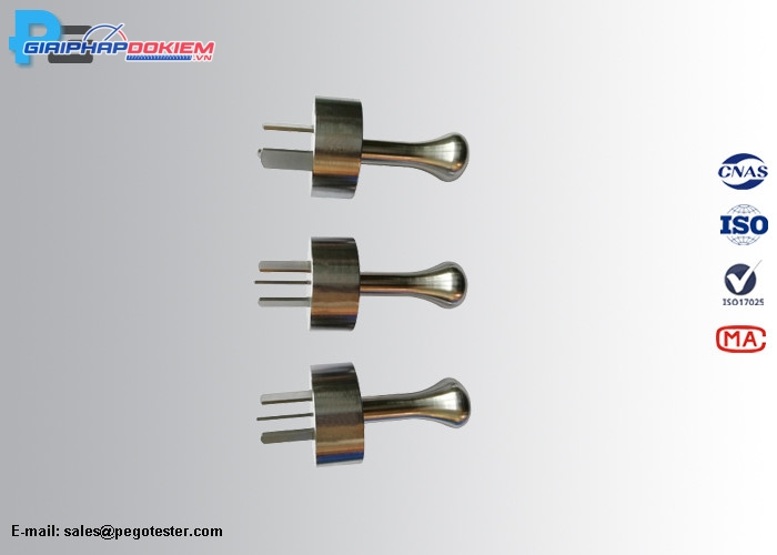 Phích cắm thử nghiệm 3 chân kiểm tra cắm bất thường ổ cắm AS/NZS 3112 Annex D 4 Phích cắm thử nghiệm 3 chân kiểm tra cắm bất thường ổ cắm AS/NZS 3112 Annex D - Ảnh 3