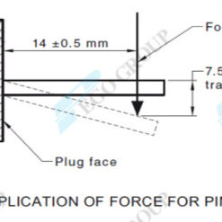 Thiết bị kiểm tra độ uốn chân phích cắm AS/NZS chất liệu thép bền 6 ps206031842 durable steel material pin bending test apparatus for testing as nzs plugs