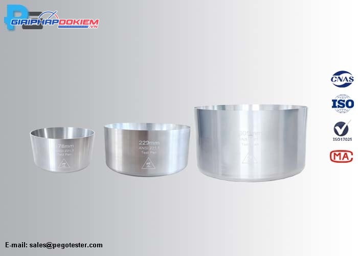 Chảo thử nghiệm đầu đốt nhôm 6063 chuẩn CSA/ANSI Z21.1:24 kích thước φ178mm/φ229mm/φ305mm 3 Chảo thử nghiệm đầu đốt nhôm 6063 chuẩn CSA/ANSI Z21.1:24 kích thước φ178mm/φ229mm/φ305mm - Ảnh 3