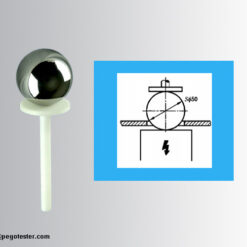 Đầu dò thử nghiệm Probe A quả cầu thép 50mm cho cấp bảo vệ IP1X 8 ps21692559 50mm steel sphere ingress protection test equipment test probe a for ip1x accessiblity