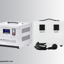 Máy ổn áp 2KVA điện áp vào 180-300V, độ ổn định ±3% 5 ps218521942 2kva power capacity voltage stabilizer with 180 300v input voltage and 3 stability