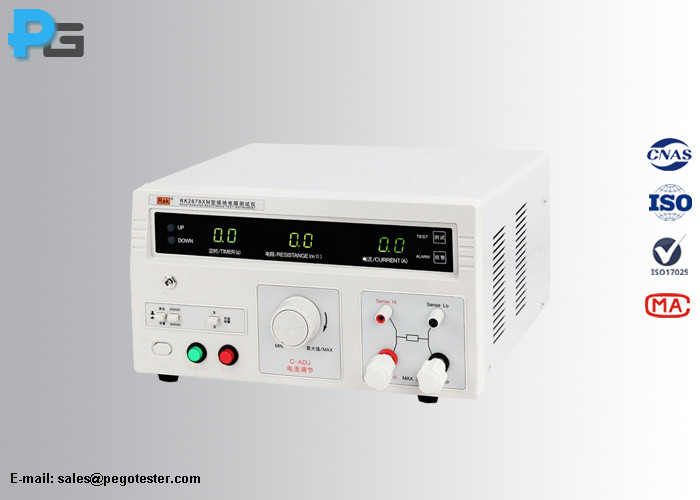 Máy đo điện trở tiếp địa an toàn điện 5~32A 10~600mΩ có chức năng cảnh báo 5 Máy đo điện trở tiếp địa an toàn điện 5~32A 10~600mΩ có chức năng cảnh báo - Ảnh 4