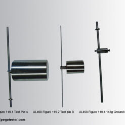 Thiết bị kiểm tra phích cắm và ổ cắm điện UL498 thép tôi cứng 9 ps23375876 attachment plugs electrical receptacle tester hardened steel ul498 12 months guarantee